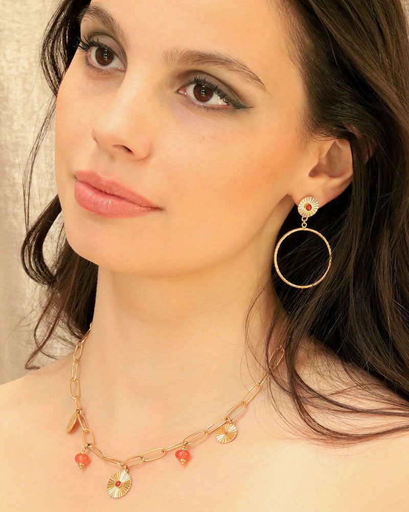 Boucle créole Celeste