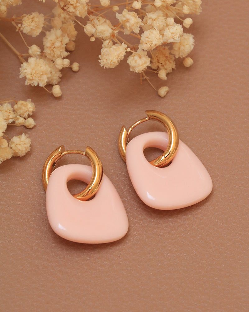 Boucles Callia Néréides Acrylique Nude - Artisanat Bordeaux