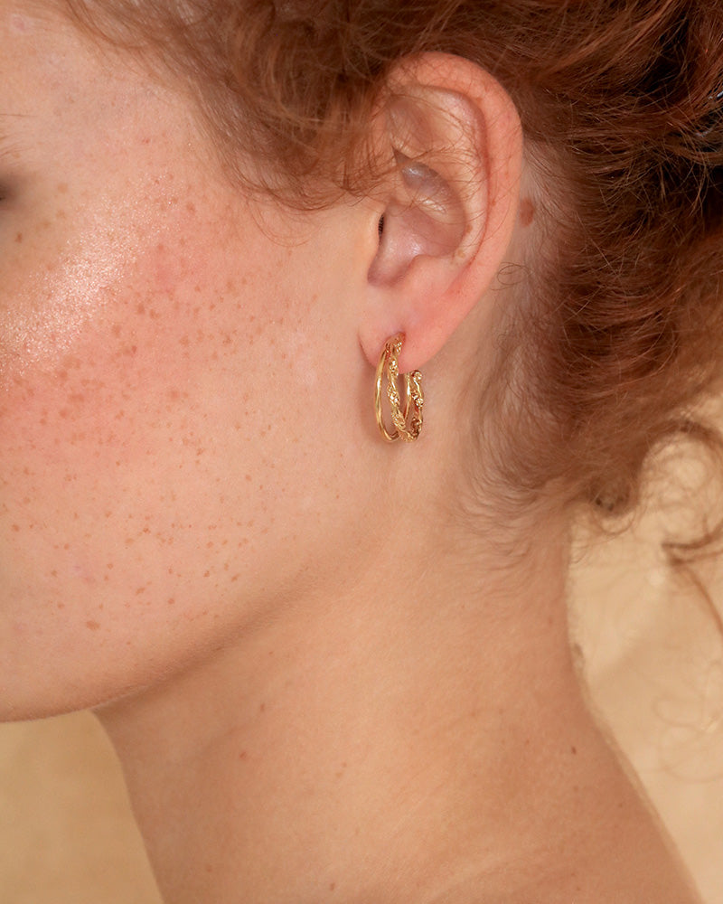 Double créoles Les Essentiels