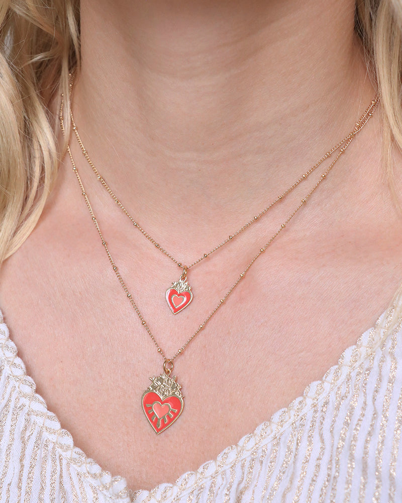 Collier Grand coeur Frida