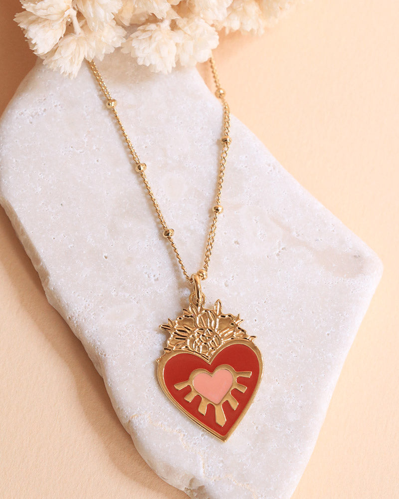 Collier Grand coeur Frida