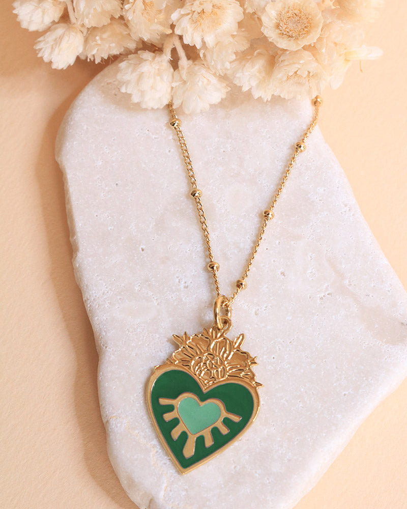 Collier Grand coeur Frida