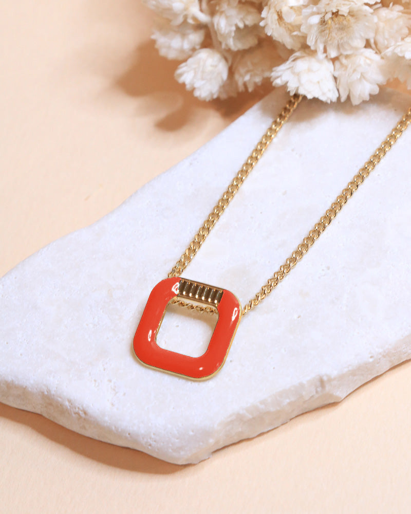 Collier corail, création artisanale Aurélie Joliff, bijouterie Bordeaux.