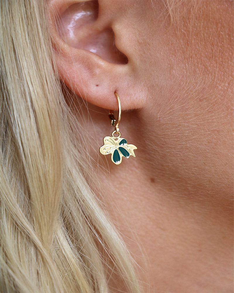 Boucles d'oreilles Nymphéa