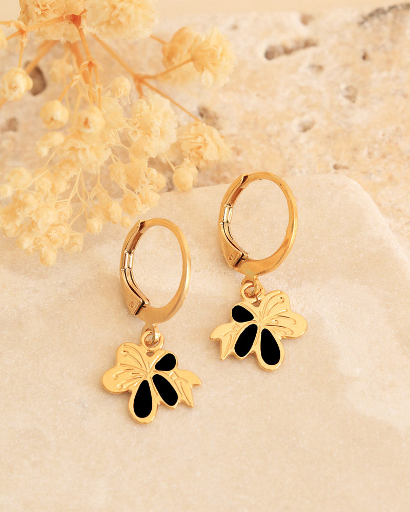 Boucles d'oreilles Nymphéa