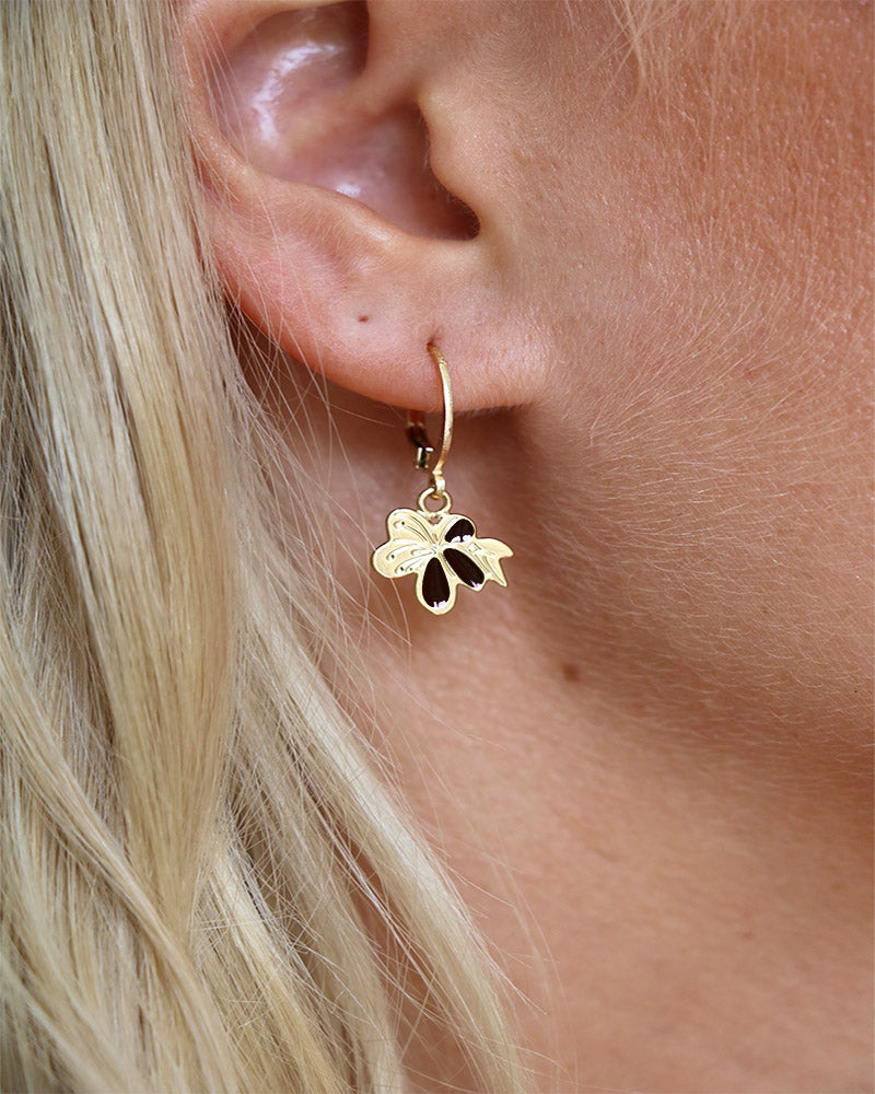Boucles d'oreilles Nymphéa