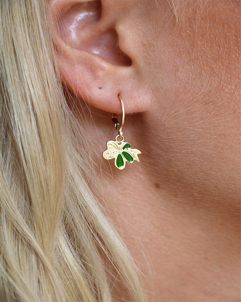 Boucles d'oreilles Nymphéa