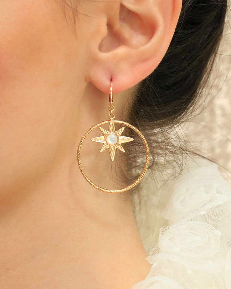 Boucle créole Polaris