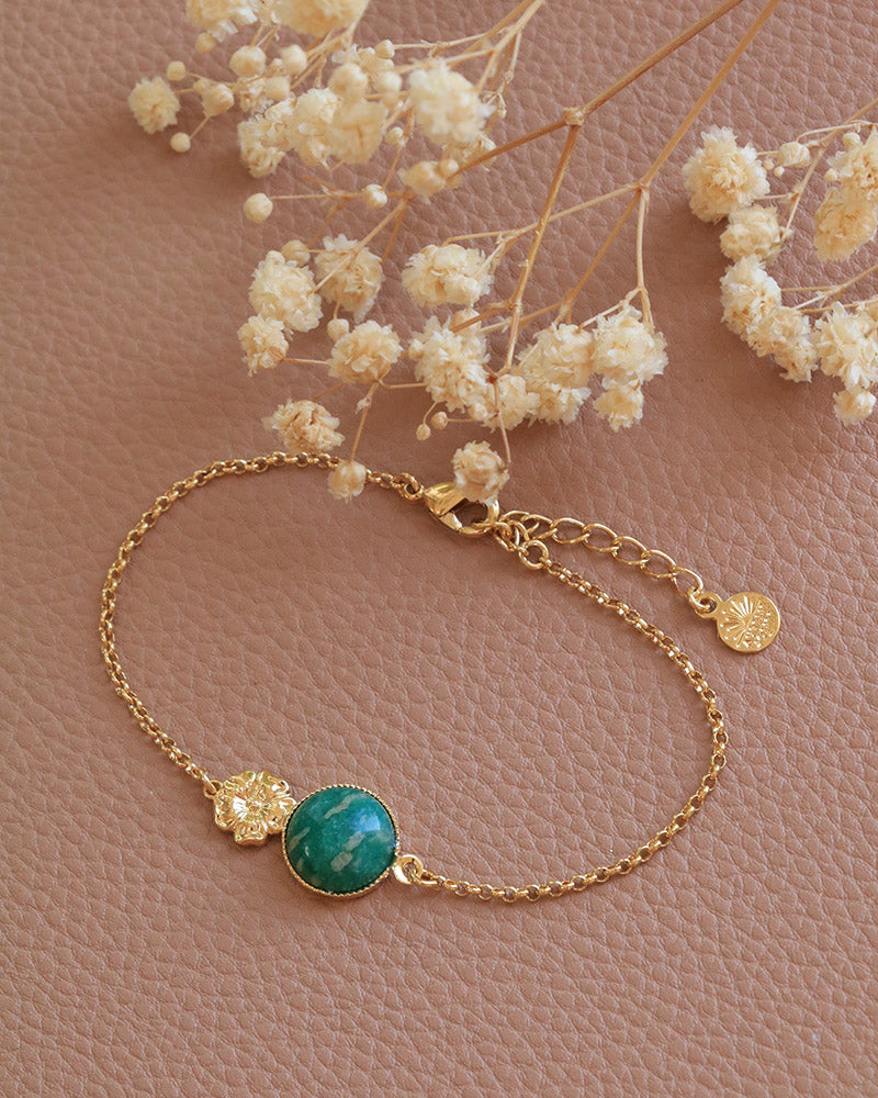 Bracelet Eclosion Amazonite - Artisanat Bordeaux