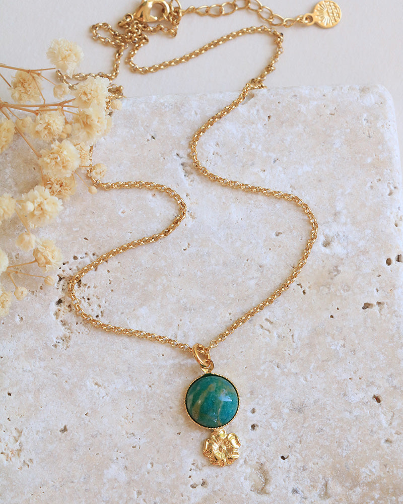 Collier Eclosion Amazonite - Artisanat Bordeaux