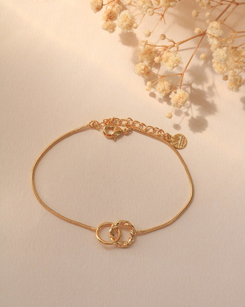 Bracelet Essentiels Diamant - Création Artisanale - Bordeaux