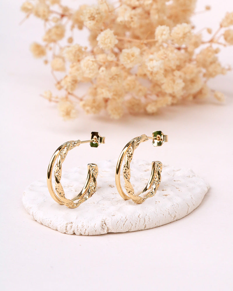 Double créoles Les Essentiels