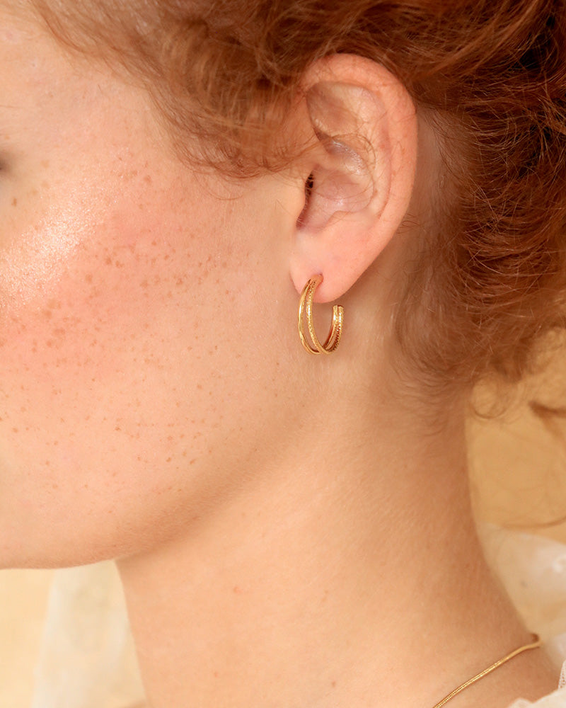 Double créoles Les Essentiels