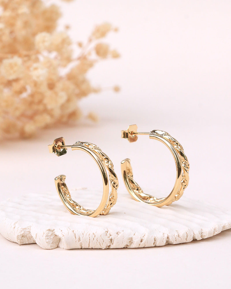 Double créoles Les Essentiels