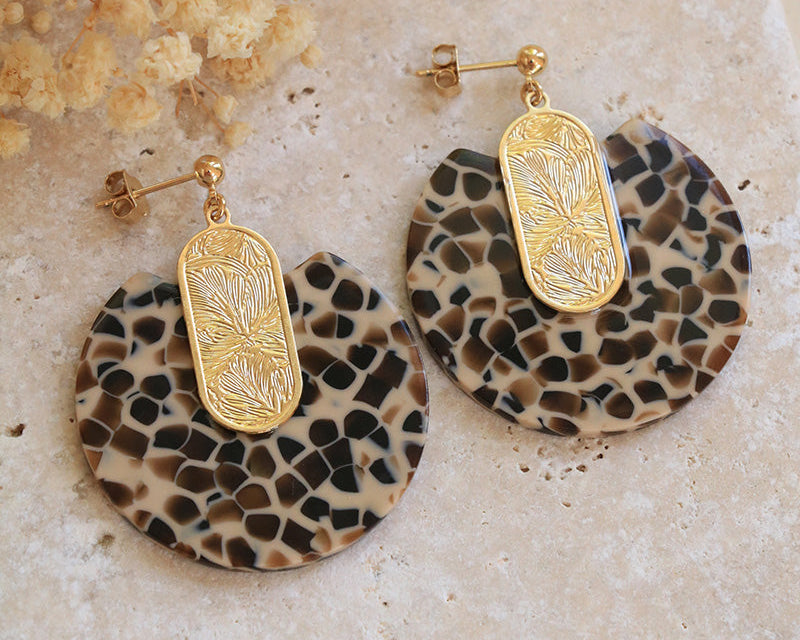 Boucles Eurydice Néréides Terrazzo - Artisanat Bordeaux