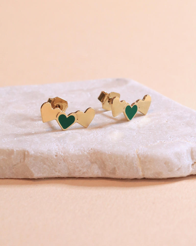 Puce 3 coeurs Frida