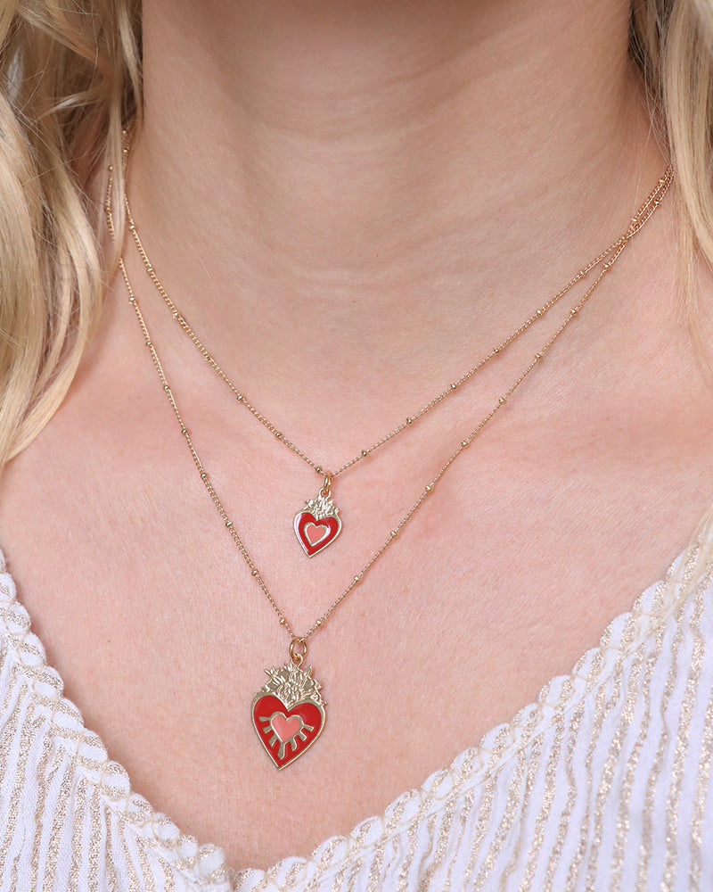 Collier Grand coeur Frida
