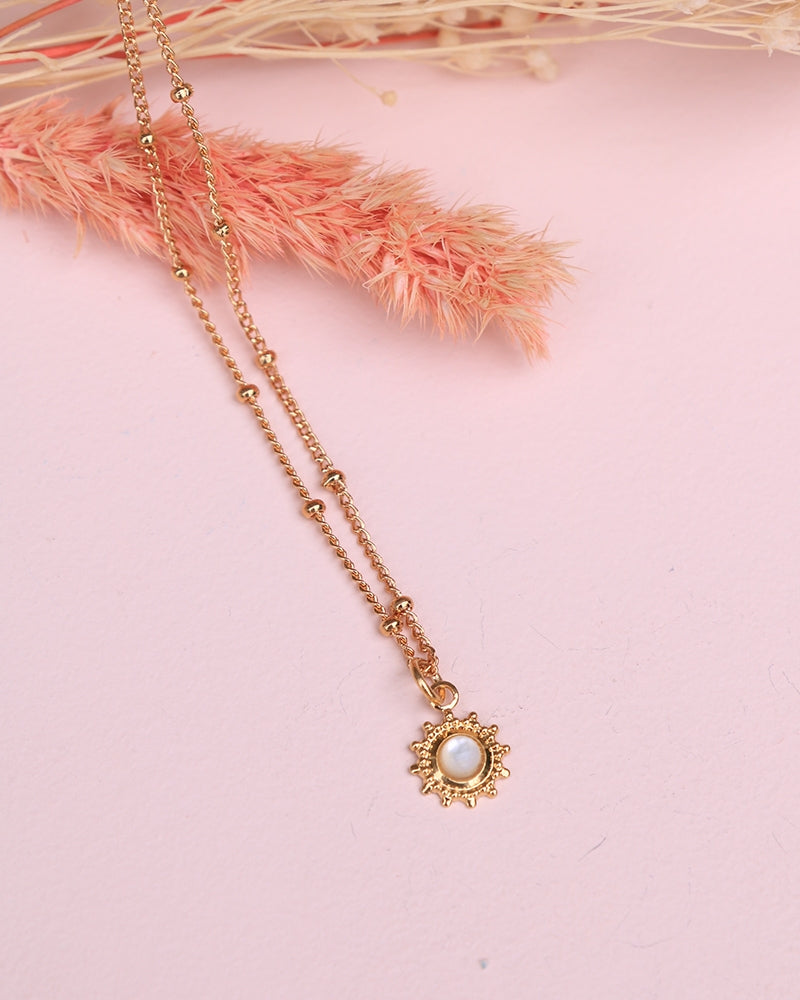 Collier Court Marquise Doré