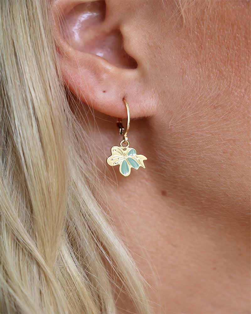 Boucles d'oreilles Nymphéa