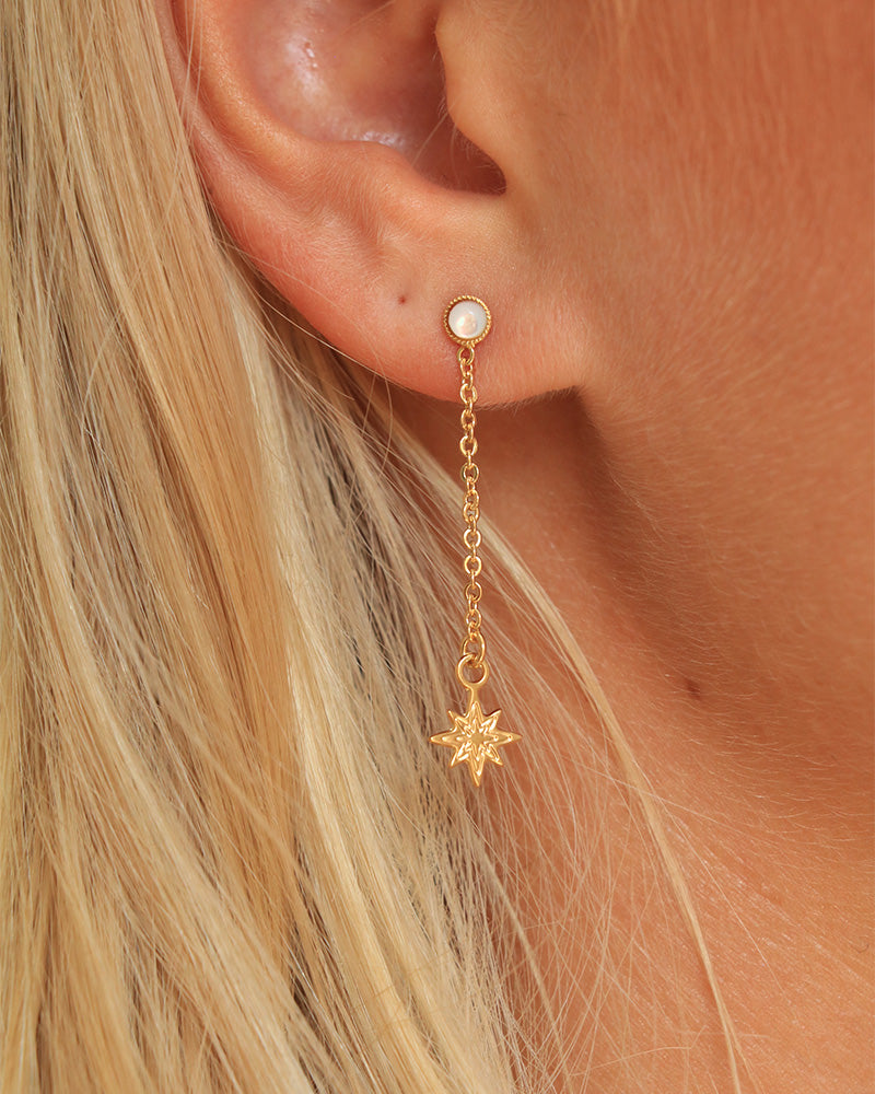 Boucles d'oreilles Grandes Pendantes Polaris