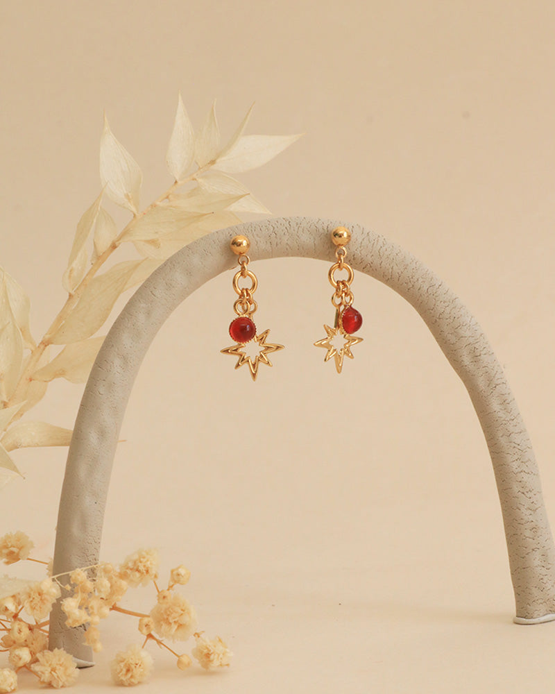 Boucles d'oreilles Petites Pendantes Polaris