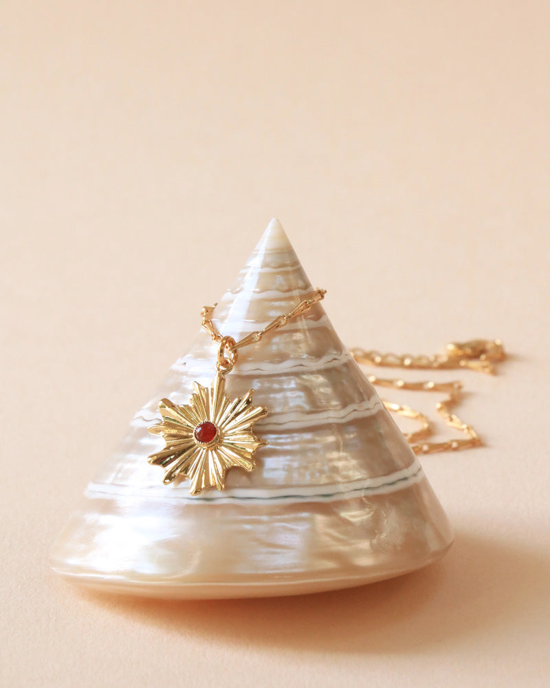 Collier Résurrection Cornaline - Artisanat Bordeaux