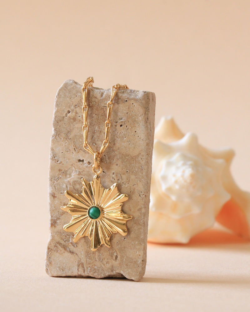 Collier Résurrection Malachite - Artisanat Bordeaux