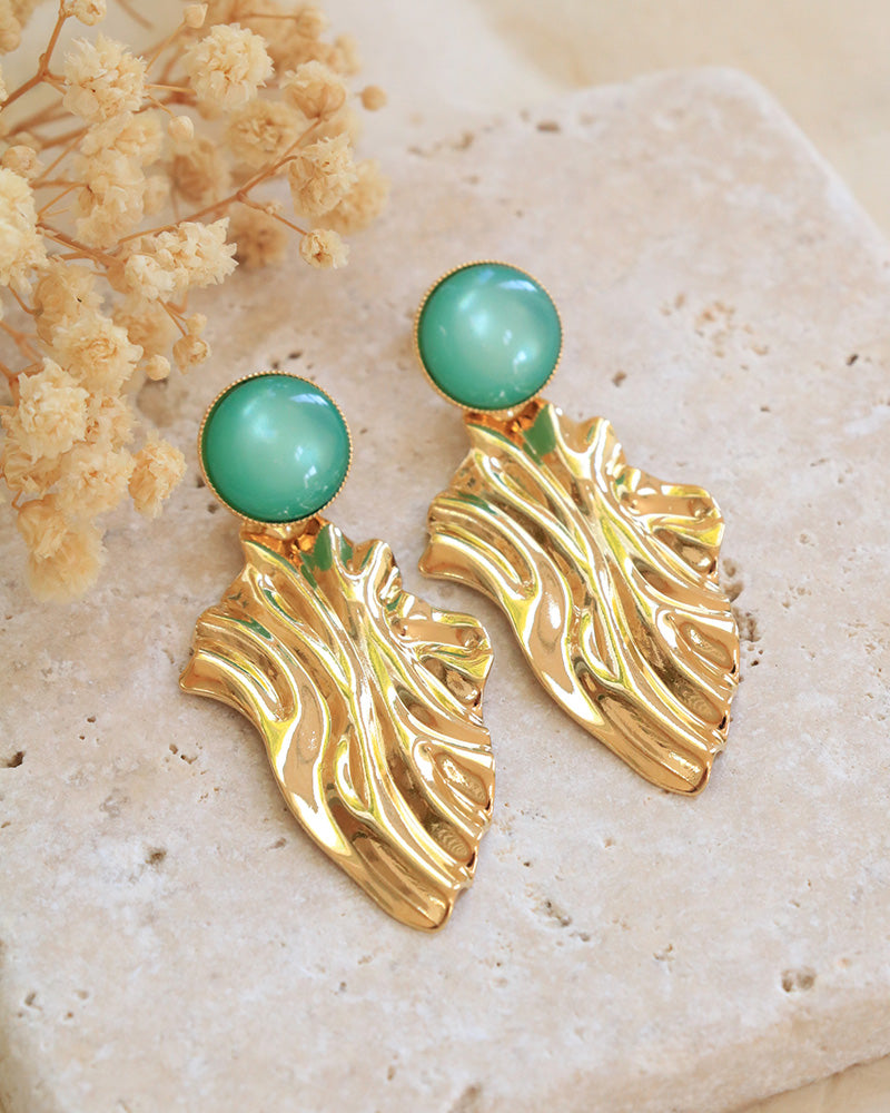 Boucles Thalié Néréides Celadon - Artisanat Bordeaux