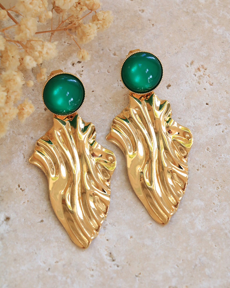 Boucles Thalié Néréides Emeuraude - Artisanat Bordeaux